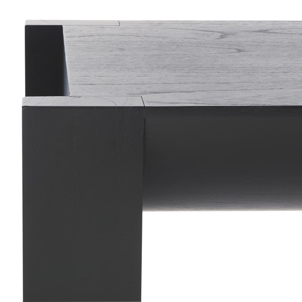 Safavieh Jessandria Wood Coffee Table - Rustic Charm And Timeless Elegance For Your Living Space Decor Black Wood Sfv7720b