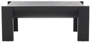 Safavieh Jessandria Wood Coffee Table - Rustic Charm And Timeless Elegance For Your Living Space Decor Black Wood Sfv7720b