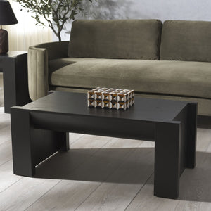 Safavieh Jessandria Wood Coffee Table - Rustic Charm And Timeless Elegance For Your Living Space Decor Black Wood Sfv7720b