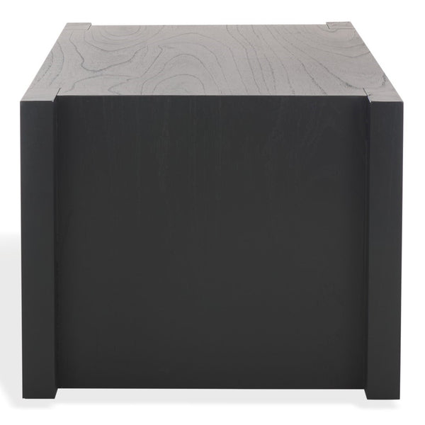 Safavieh Jessandria Wood Coffee Table - Rustic Charm And Timeless Elegance For Your Living Space Decor Black Wood Sfv7720b