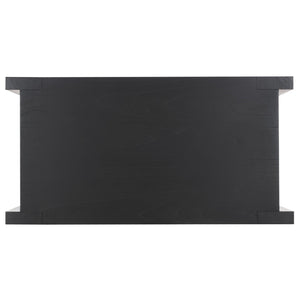 Safavieh Jessandria Wood Coffee Table - Rustic Charm And Timeless Elegance For Your Living Space Decor Black Wood Sfv7720b