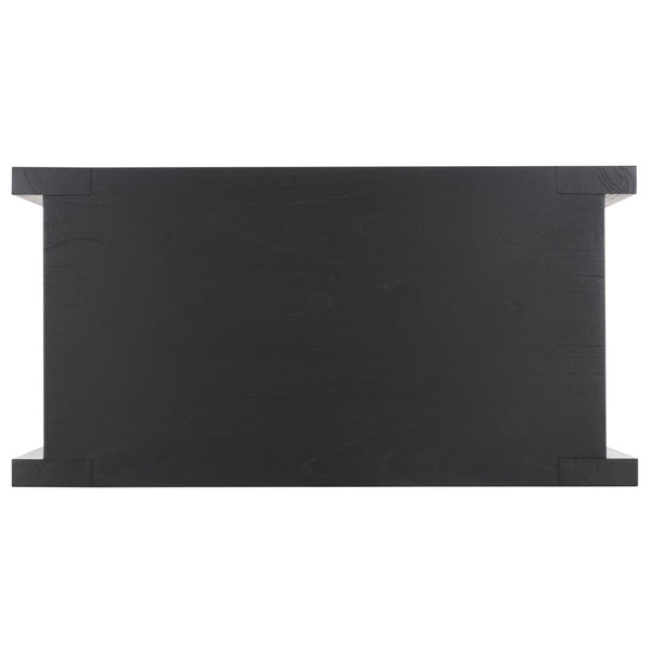 Safavieh Jessandria Wood Coffee Table - Rustic Charm And Timeless Elegance For Your Living Space Decor Black Wood Sfv7720b