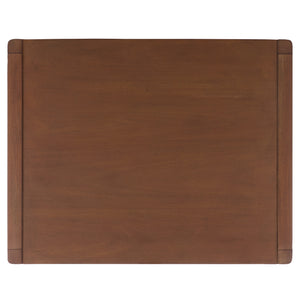 Safavieh Mayalyn 2 Drawer Nightstand - Elegant Walnut And Black Wood Design For Stylish Bedroom Decor Walnut ,Black Wood ,Metal Sfv7722a