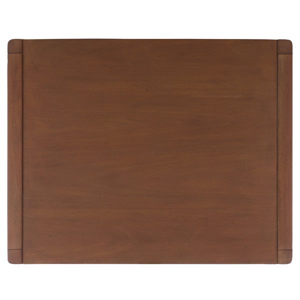 Safavieh Mayalyn 2 Drawer Nightstand - Elegant Walnut And Black Wood Design For Stylish Bedroom Decor Walnut ,Black Wood ,Metal Sfv7722a