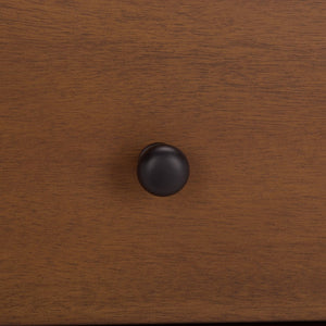 Safavieh TREVER 3-Drawer Nightstand in Walnut & Black – Chic Storage Solution for Modern Bedrooms SFV7723A