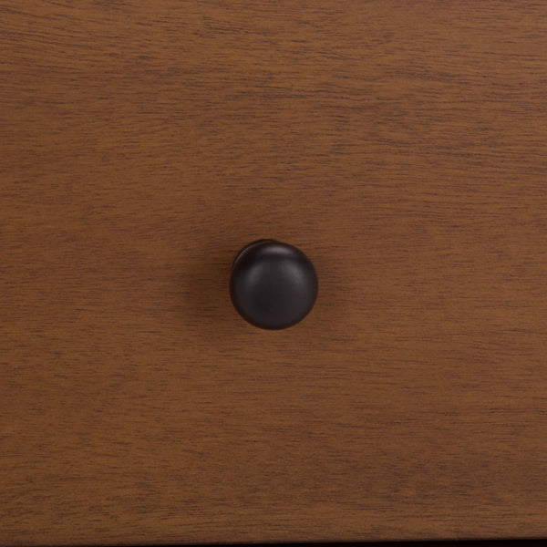 Safavieh TREVER 3-Drawer Nightstand in Walnut & Black – Chic Storage Solution for Modern Bedrooms SFV7723A