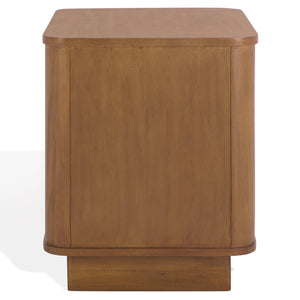 Chrysandra Solid Wood 2-Drawer Nightstand With Smooth Glides, Compact Storage & Timeless Design