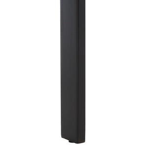 Safavieh SEYMOUR Cast Glass Accent Table - Modern Black & Clear Design with Stylish Arched Metal Legs SFV7904A