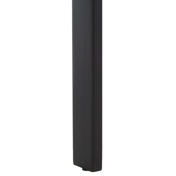 Safavieh SEYMOUR Cast Glass Accent Table - Modern Black & Clear Design with Stylish Arched Metal Legs SFV7904A