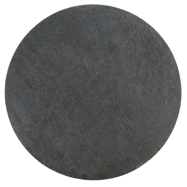 Safavieh Hannahmarie Stone Drink Table Gold / White 8.25 IN W x 8.25 IN D x 24 IN H