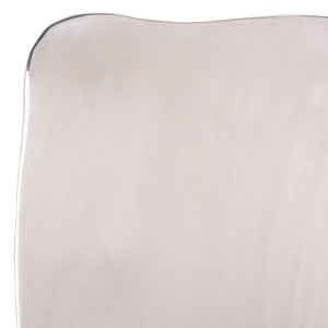 Safavieh Janalee Hammered Steel Square Coffee Table – Modern Centerpiece With Exquisite Texture And Style Chrome Hammered Stainless Steel ,Metal Sfv7914a