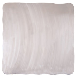 Safavieh Janalee Hammered Steel Square Coffee Table – Modern Centerpiece With Exquisite Texture And Style Chrome Hammered Stainless Steel ,Metal Sfv7914a