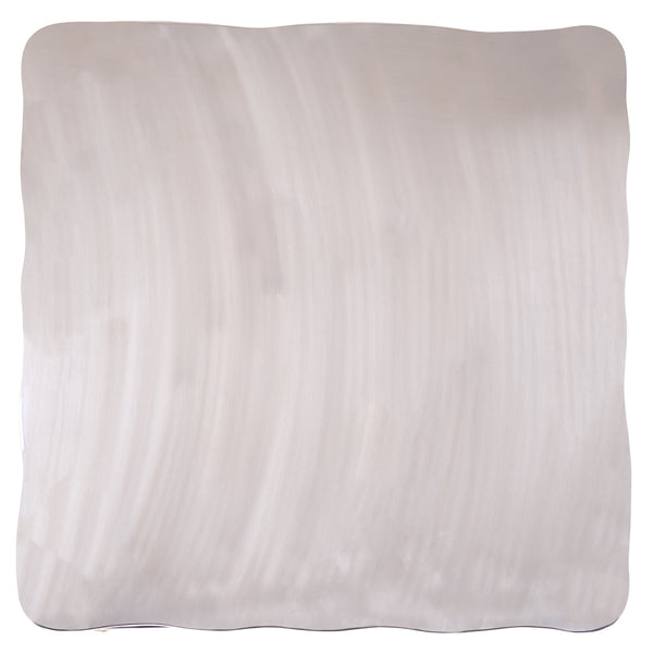 Safavieh Janalee Hammered Steel Square Coffee Table – Modern Centerpiece With Exquisite Texture And Style Chrome Hammered Stainless Steel ,Metal Sfv7914a