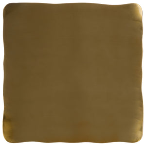 Safavieh Janalee Hammered Steel Square Coffee Table – Modern Centerpiece With Exquisite Texture And Style Brass Hammered Stainless Steel ,Metal Sfv7914b