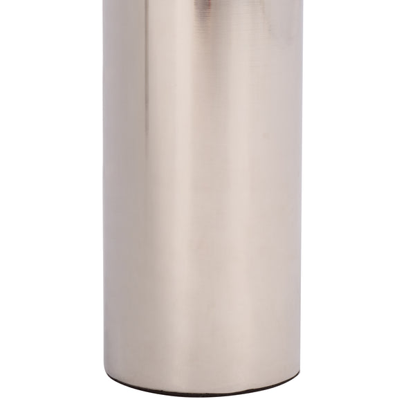 Safavieh Elizanette Stainless Steel Square Coffee Table - Sleek Chrome & Black Design For Modern Living Spaces Chrome ,Black Metal ,Tempered Glass Sfv7915a