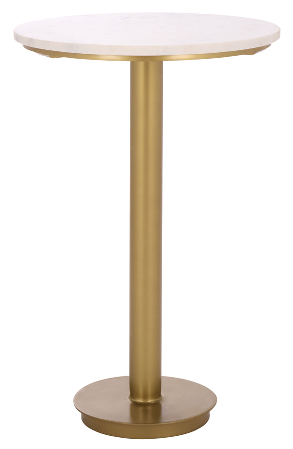 Safavieh Branxton Marble Top Accent Table - Elegant Brass & White Design For Stylish Home Decor & Versatility Brass ,White Metal ,Marble Sfv7917a