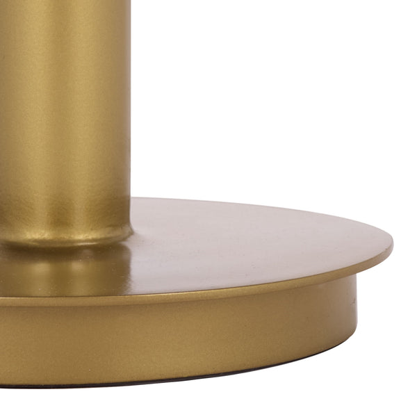 Safavieh Branxton Marble Top Accent Table - Elegant Brass & White Design For Stylish Home Decor & Versatility Brass ,White Metal ,Marble Sfv7917a