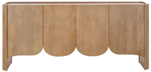 Safavieh Howie 4 Door Wood Sideboard Natural SFV8300A