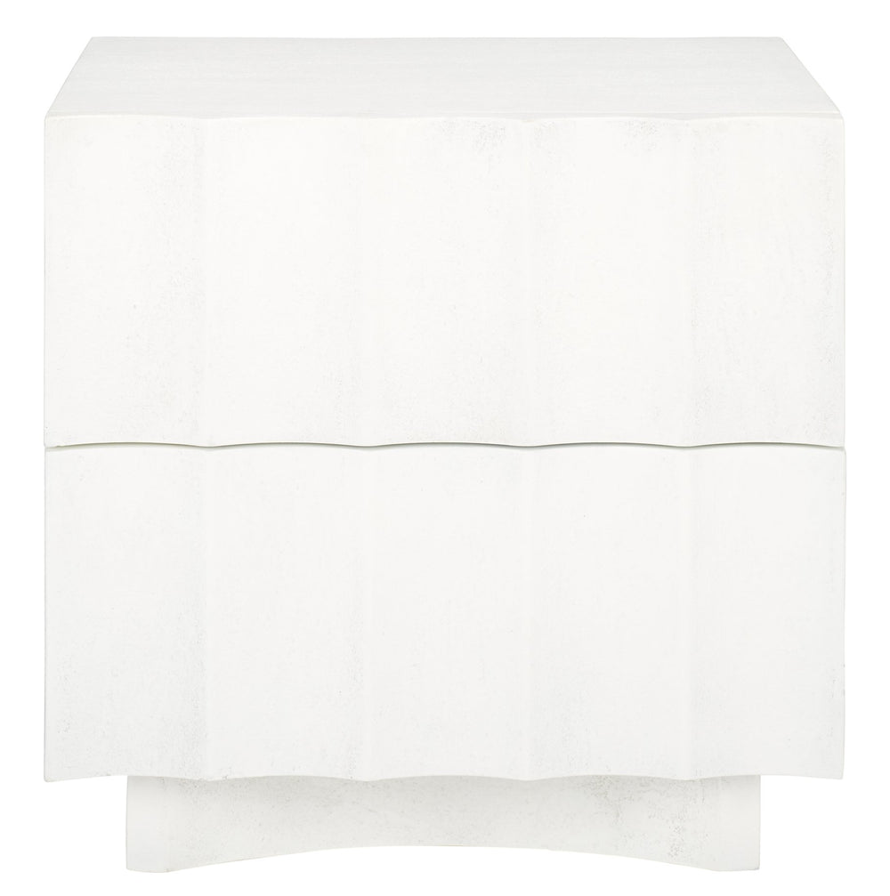 Safavieh Woodworth 2-drawer Cement Nightstand In White - Modern Elegance For Your Bedroom Decor And Storage White Cement ,Manufactured Wood Sfv8301a