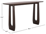 Safavieh Cassiette Wood Console Table Walnut SFV8304A