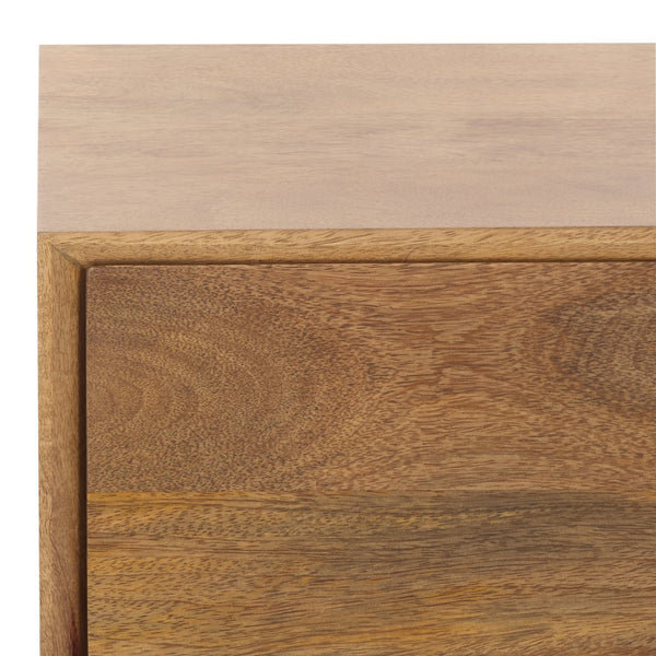 Safavieh Grigorio 1 Drawer Wood Nightstand - Premium Mango Wood With Stylish Brown Finish & Ample Storage Brown Wood ,Metal Sfv8306a