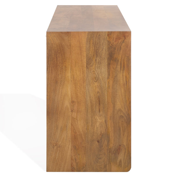 Safavieh Grigorio 6 Drawer Wood Dresser - Elegant Mango Wood Storage Solution For Your Dream Bedroom Decor Brown Wood ,Metal Sfv8307a