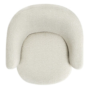 Safavieh Octavio Barrel Swivel Accent Chair Upholstered Fabric Seat for Living Room Comfort Beige SFV8800A