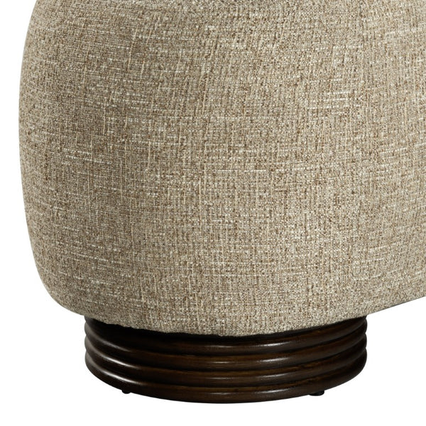 Safavieh Macibrianna Upholstered Entryway Bench with Wood Frame and Warm Brown Fabric Seat SFV8808A
