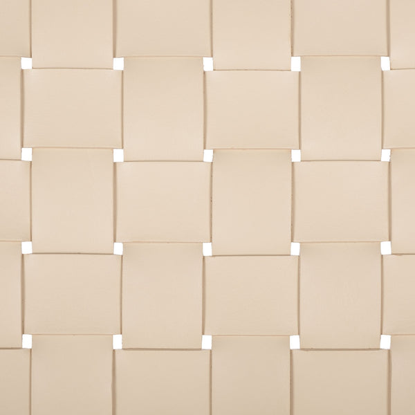 Safavieh Dilan Leather Safari Chair Black / White Wood / Leather / Metal SFV9005F