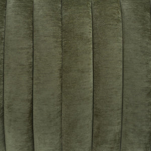 Safavieh Flannery Mid-Century Bench XII23 Olive Green / Dark Mahogany Wood / Fabric / Metal SFV9017C