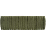 Safavieh Flannery Mid-Century Bench XII23 Olive Green / Dark Mahogany Wood / Fabric / Metal SFV9017C