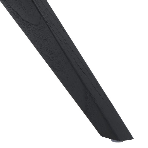 Safavieh Nicki Scandinavian Accent Chair Sand / Black Wood / Fabric / Foam SFV9102B