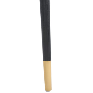 Safavieh Laryssa Curved Back Dining Chair Cream / Black Wood / Fabric / Foam SFV9105B