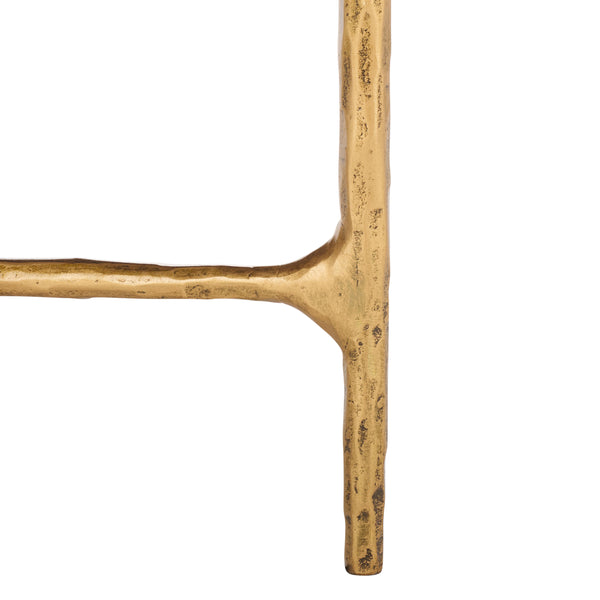 Safavieh Jessa Rectangle Coffee Table - Elegant Brass Frame & Sleek Black Marble Top For Chic Interiors Brass ,Black Forged Metal ,Black Marble ,Wood Sfv9500f