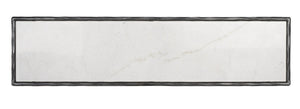 Safavieh JESSA Elegant Forged Metal Console Table with Luxurious Marble Top for Modern Living Spaces Black / White SFV9502D