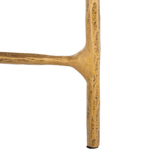 Safavieh JESSA Contemporary Brass & Black Marble Square End Table - Stylish Accent for Living Spaces SFV9503F