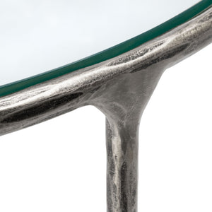 Safavieh JESSA Forged Metal Console Table - Modern Minimalist Design for Entryways & Living Spaces Showcase Silver SFV9506B