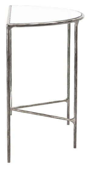 Safavieh JESSA Forged Metal Console Table - Modern Minimalist Design for Entryways & Living Spaces Showcase Silver SFV9506B