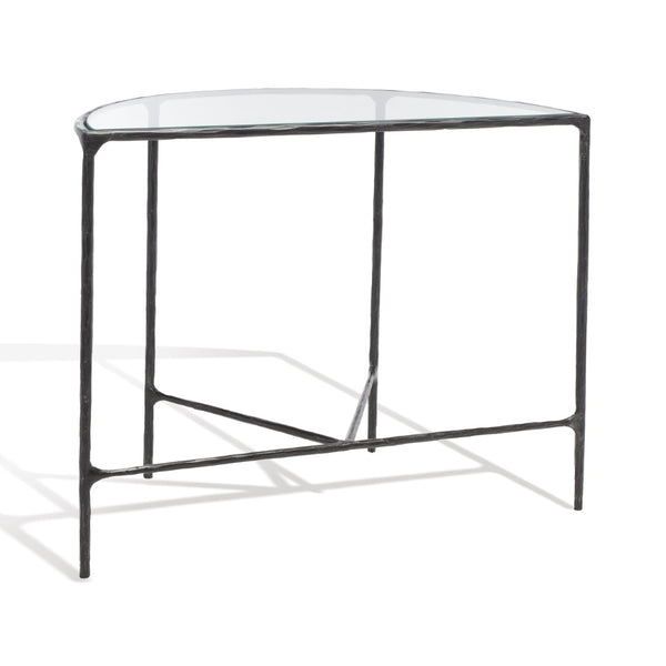 Safavieh JESSA Forged Metal Console Table - Modern Minimalist Design for Entryways & Living Spaces Showcase Black SFV9506E
