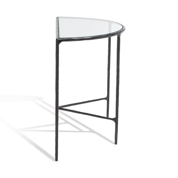 Safavieh JESSA Forged Metal Console Table - Modern Minimalist Design for Entryways & Living Spaces Showcase Black SFV9506E