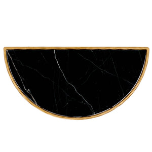 Safavieh Jessa Console Table – Elegant Brass Frame With Black Marble Top For Chic Home Décor Style Brass ,Black Forged Metal ,Black Marble ,Wood Sfv9506f