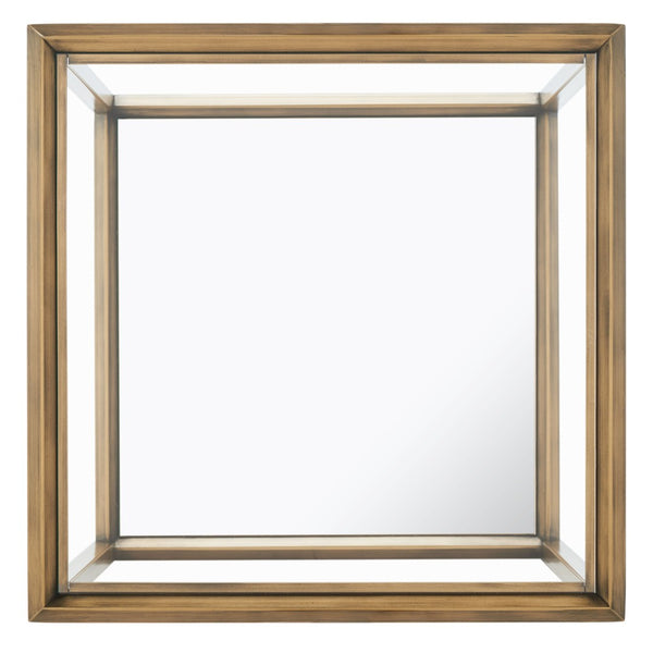 Safavieh FLORABELLA Mirrored Accent Table in Rich Bronze Finish – Chic, Compact Design for Any Space SFV9518A