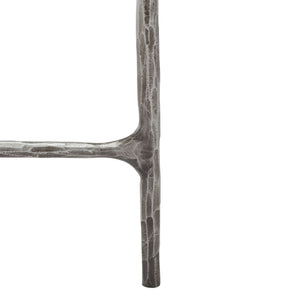 Safavieh JESSA Modern Coffee Table with Tempered Glass Top and Sleek Forged-Iron Frame for Elegant Living Spaces Silver SFV9520B