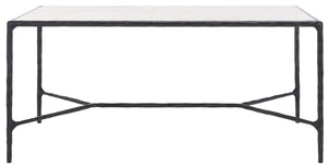Safavieh Jessa Metal Coffee Table Black / White SFV9520D