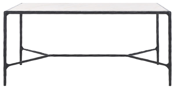 Safavieh Jessa Metal Coffee Table Black / White SFV9520D