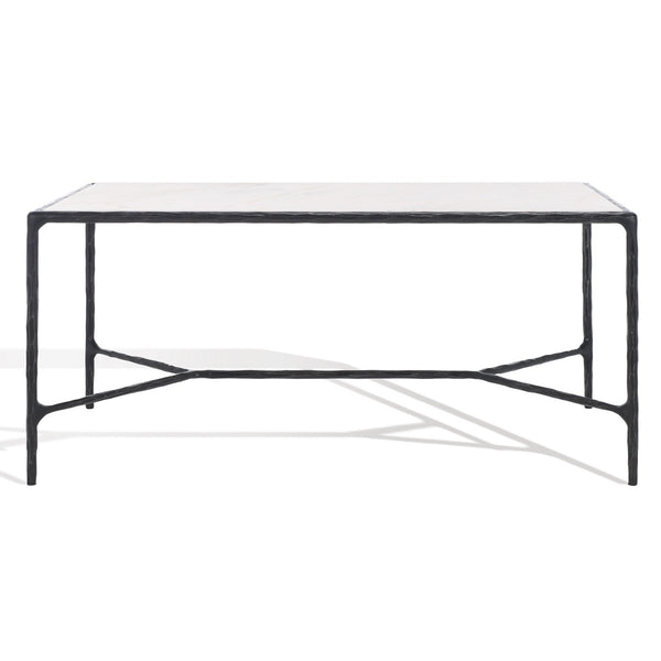 Safavieh Jessa Metal Coffee Table Black / White SFV9520D