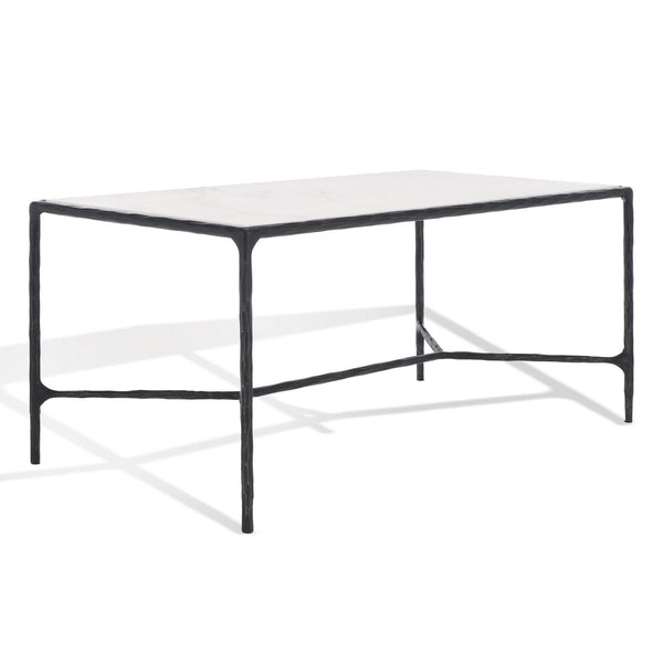 Safavieh Jessa Metal Coffee Table Black / White SFV9520D