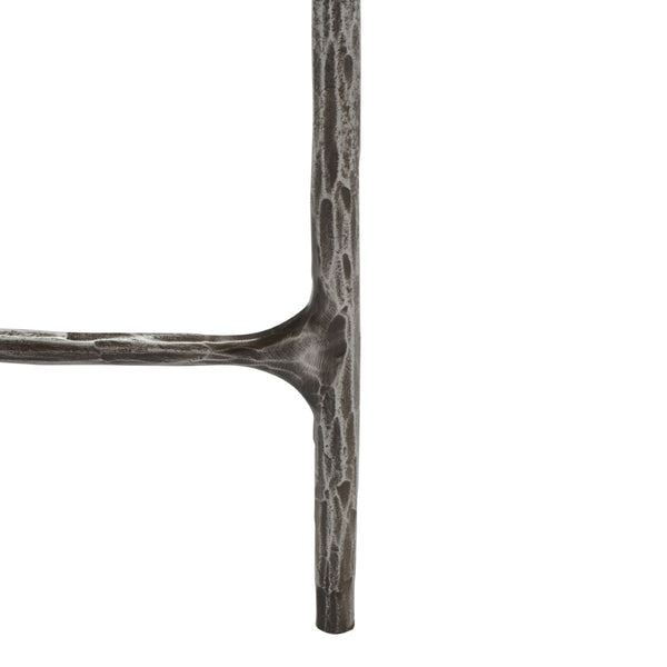 Safavieh JESSA Oval Metal Coffee Table - Elegant Tempered Glass Top with Sleek Forged Iron Frame Design Silver SFV9521B