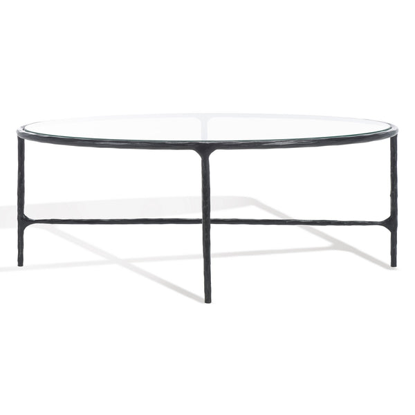 Safavieh Jessa Oval Metal Coffee Table Black SFV9521E