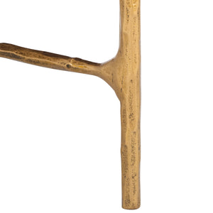 Safavieh Jessa Oval Coffee Table - Black Marble Top With Elegant Brass Finish & Slim Iron Frame Design Brass ,Black Metal ,Black Marble ,Wood Sfv9521f